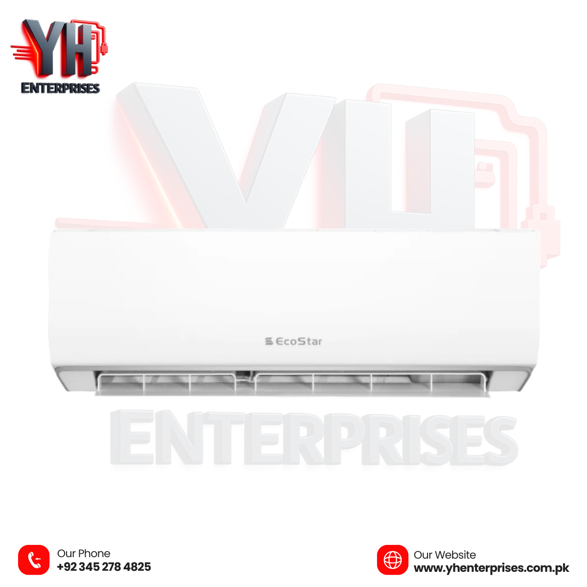 EcoStar 1.5 Ton Inverter AC Emperor Series (Heat & Cool) – Model ES-18DU Premium