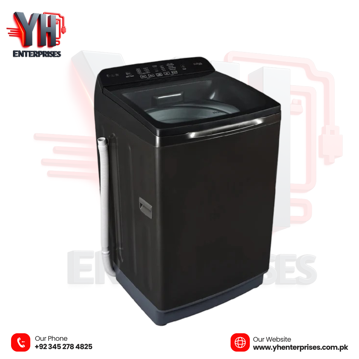 Haier HWM 150-1678ES8 15KG Automatic Top Load Washing Machine – Smart, Powerful & Family-Friendly