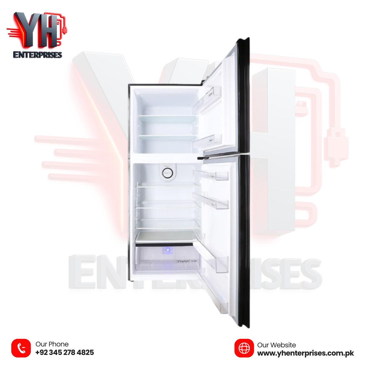 Dawlance 91999 Avante+ IoT Silky Red Double Door Refrigerator