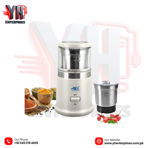 Anex AG-649 2-in-1 Wet & Dry Grinder – Power, Versatility & Convenience