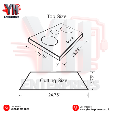 Crown Built-in Hob Model CR-13 (S)