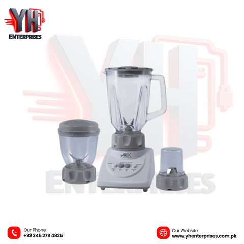 Anex AG-695 UB Blender Unbreakable 3-in-1 – Power, Versatility & Durability