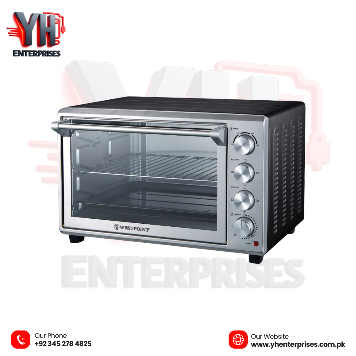 Westpoint Professional Convection Rotisserie Oven with Kebab Grill WF-4500RKC(K)