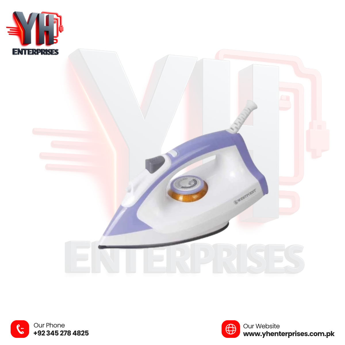 Westpoint Dry Iron WF-2451 – Smooth Ironing, Perfect Results Every Time!