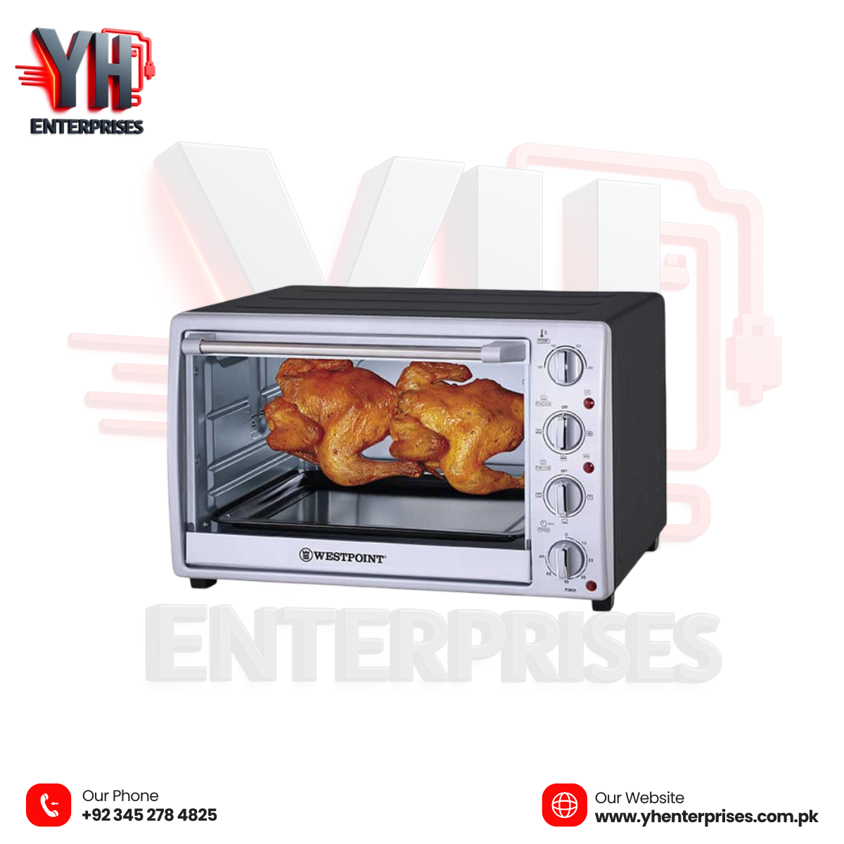 Westpoint Convection Rotisserie Oven with Kebab Grill WF-4800RKC