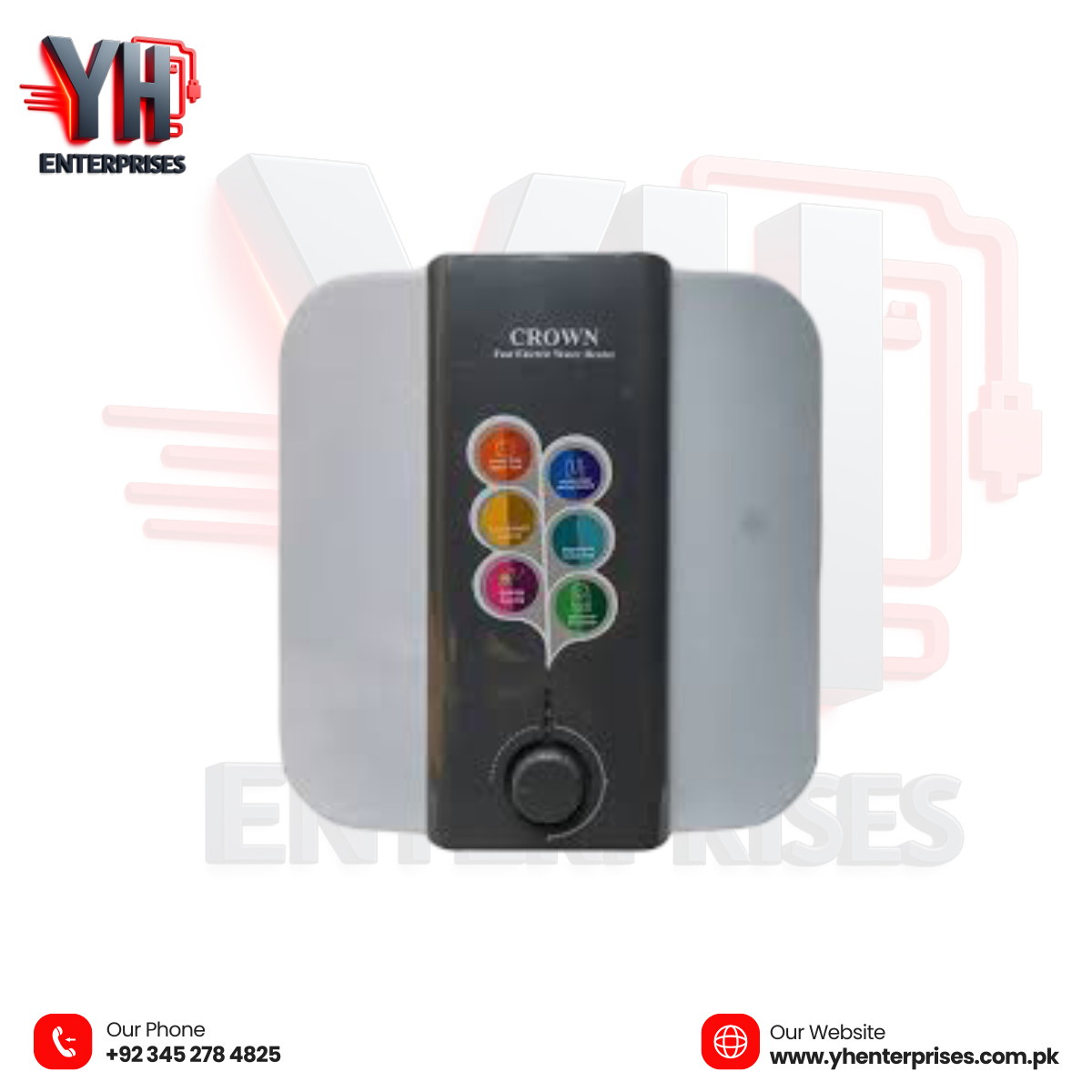 Crown Electric Geyser EG-15L(M) 15 Litre