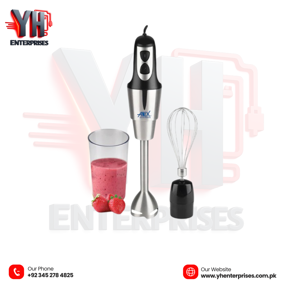 Anex AG-142 Deluxe Hand Blender - YH Enterprises