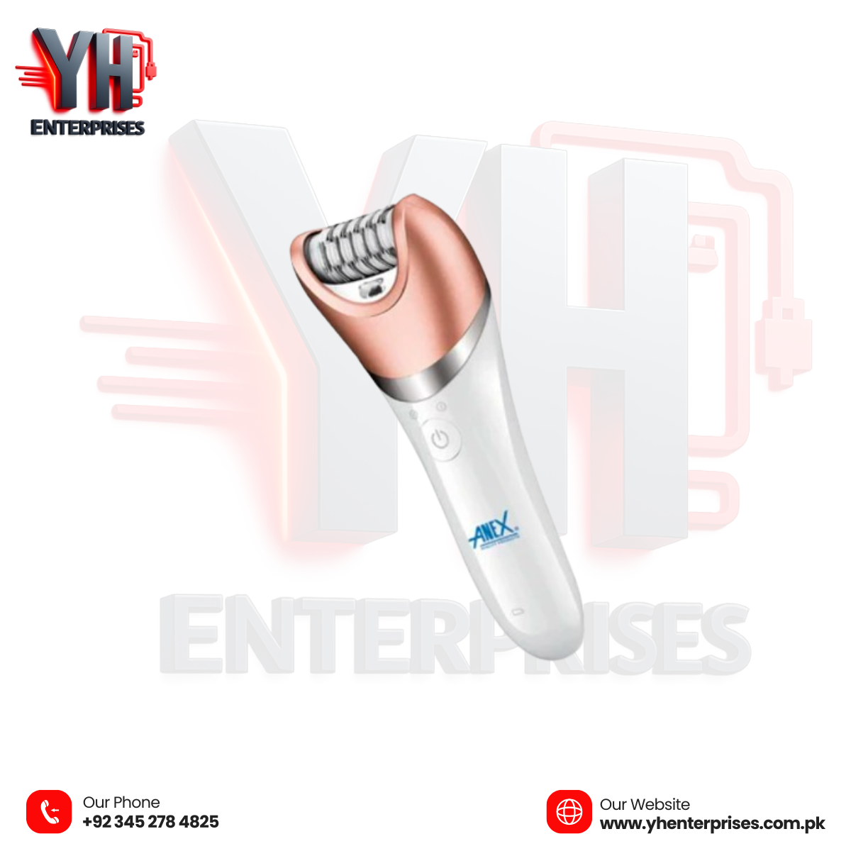 Anex AG-7045 Deluxe Epilator – Smooth Skin, Long-Lasting Results