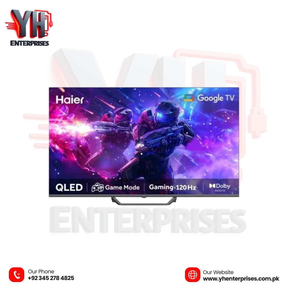 Haier H43S80EUX 43" QLED Google TV – 4K Smart Entertainment Experience