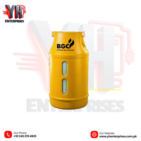BGC Fiber Composite LPG Cylinder 10KG with 3 Star Regulator R-01S – High Capacity, Maximum Safety
