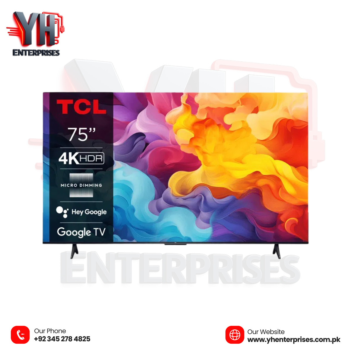 TCL V6B 50" 4K HDR TV – Immersive Entertainment with Sleek Design