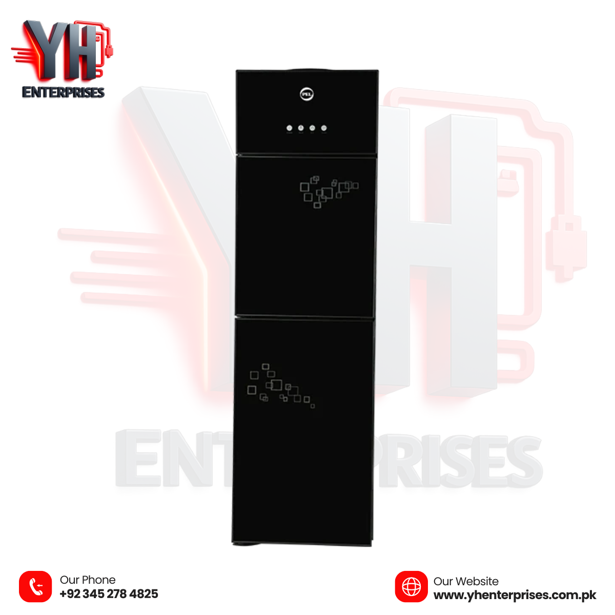 PEL 425 Flat Glassdoor Water Dispenser (FGD 425)