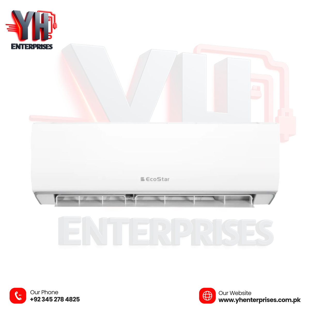 EcoStar 1 Ton Inverter AC Emperor Series (Heat & Cool) – Model ES-12DU Premium