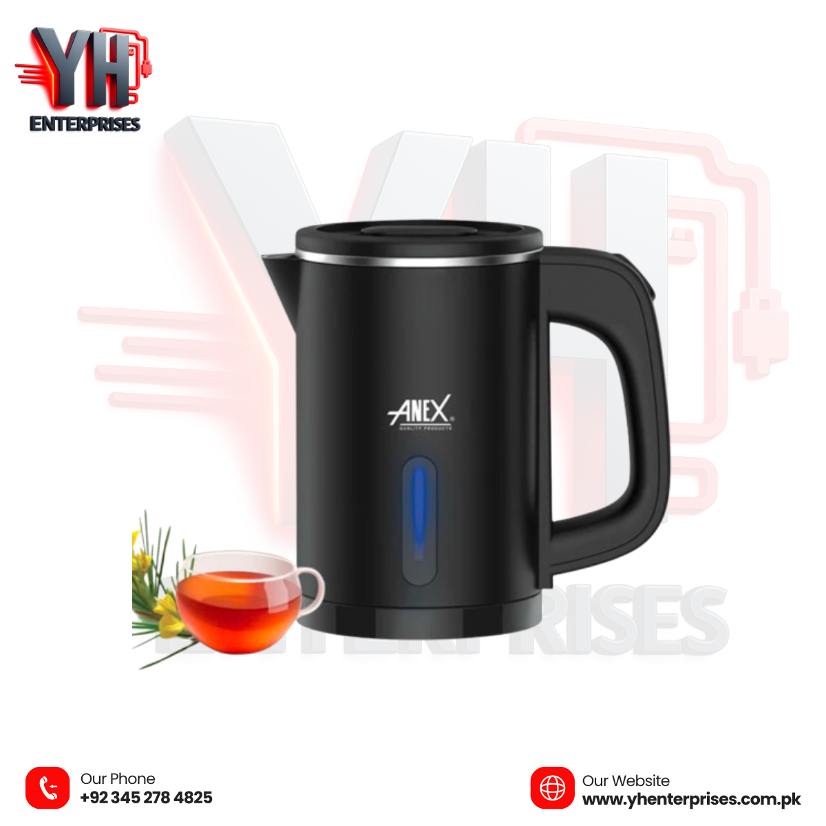 Anex AG-4060 Deluxe Kettle – Fast, Safe & Stylish