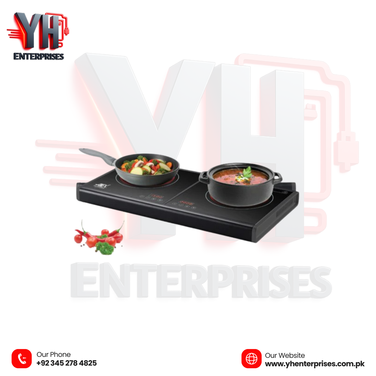 Anex AG-2162 Deluxe Hot Plate – Double Infrared Cooking, Safe & Versatile