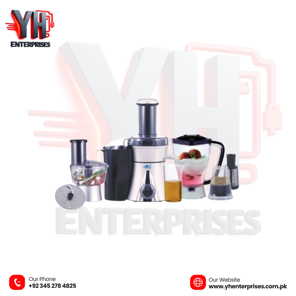 Anex AG-3151 Food Processor – Powerful & Versatile Kitchen Essential