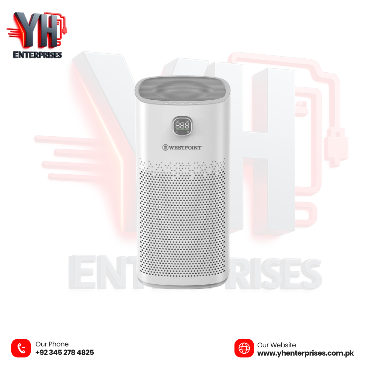 Westpoint Deluxe Air Purifier WF-1102 – Breathe Cleaner, Healthier Air