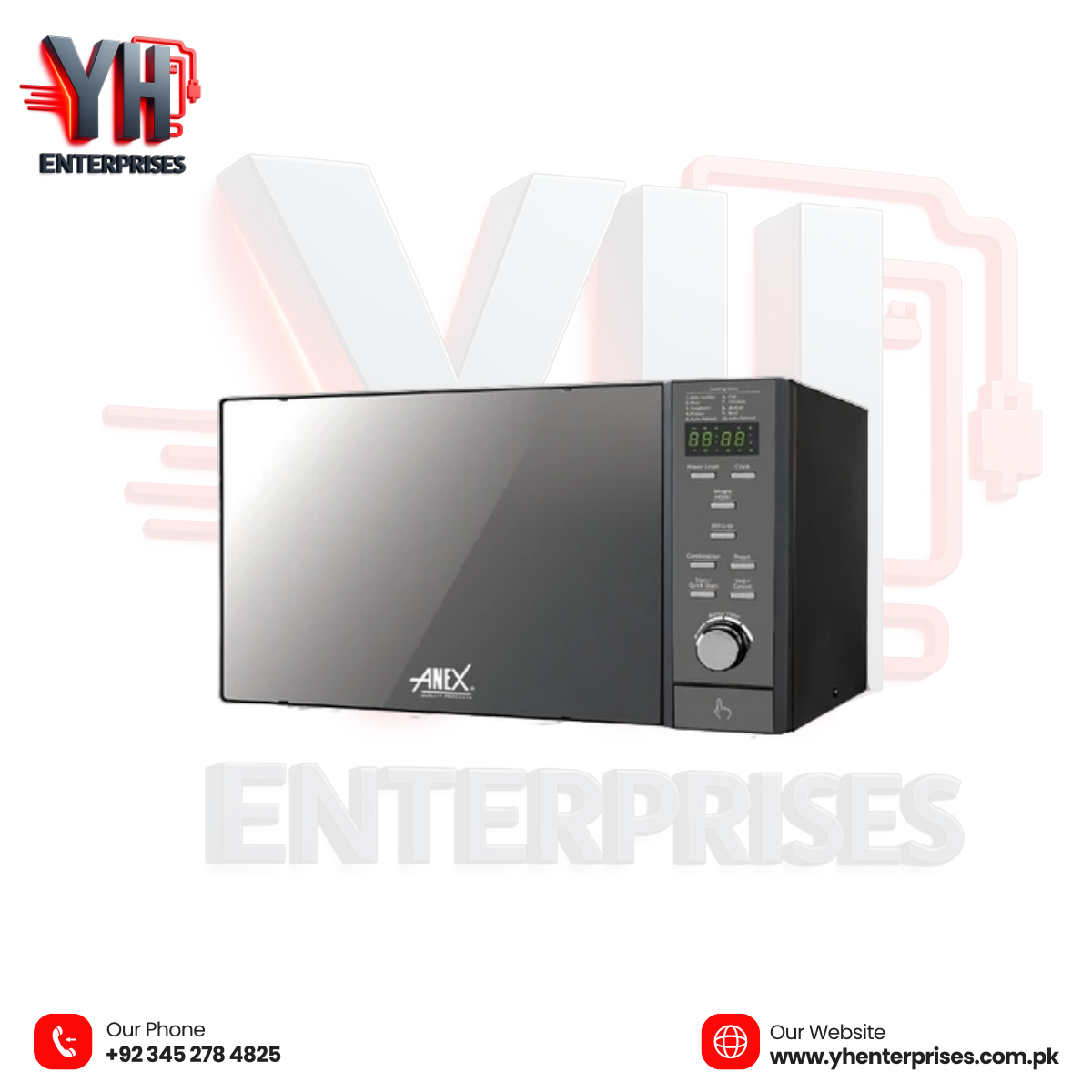 Anex AG-9039 Deluxe Microwave Oven Power, Versatility & Modern Convenience in One Appliance
