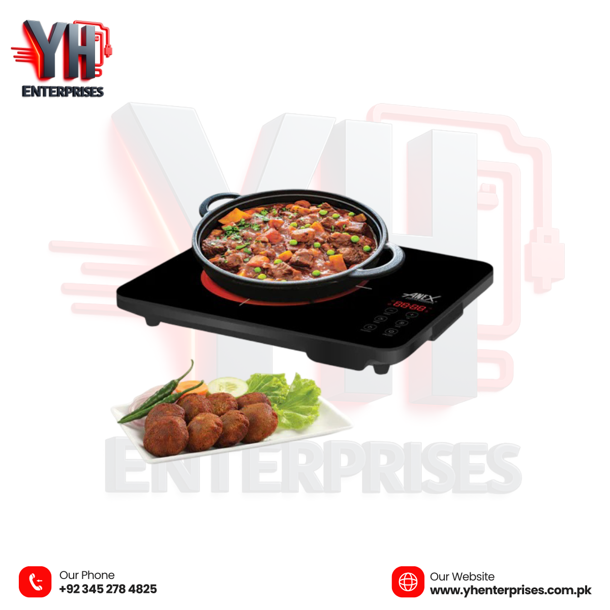 Anex AG-2168 Deluxe Infrared Cooker - YH Enterprises
