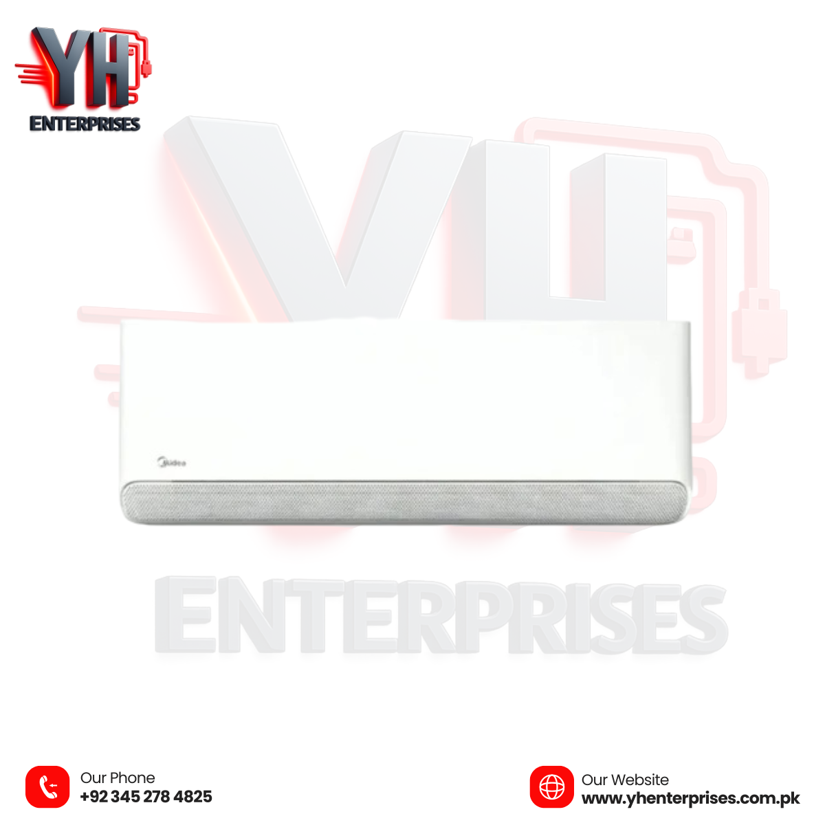 Midea 1.0 Ton Inverter Air Conditioner – Breezeless (E) Model: MSCB1BU-12HRFN8 | Smart • Silent • Energy Efficient