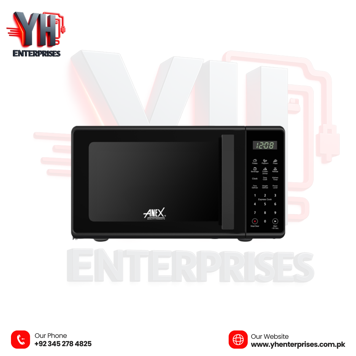 Anex Deluxe Microwave Oven AG-9029 Efficiency, Power & Convenience in One Appliance