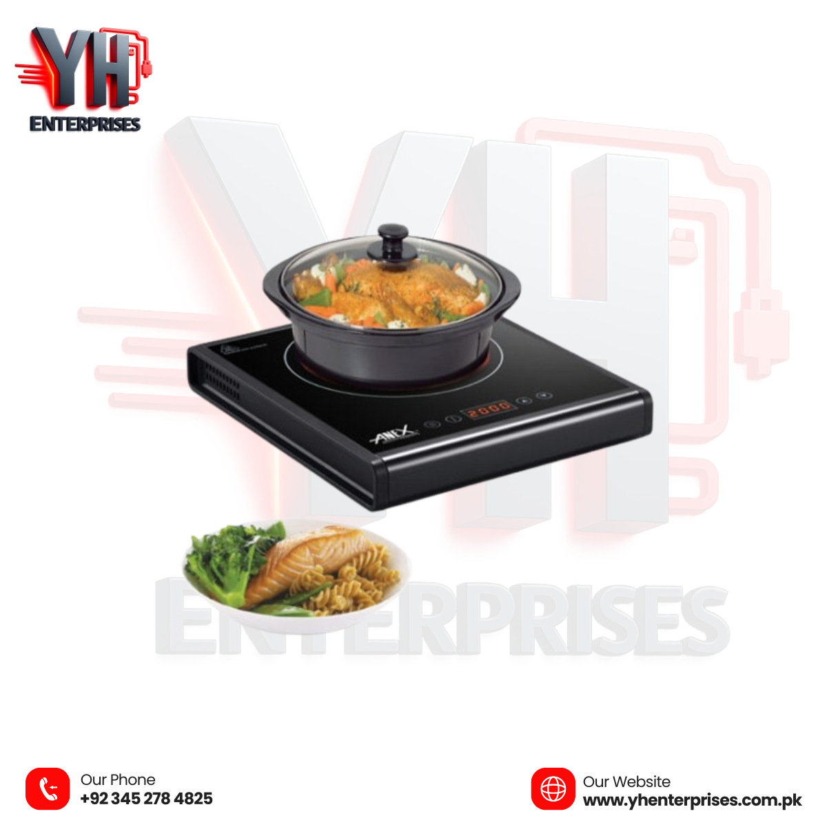 Anex Deluxe Hot Plate AG-2167 – Smart Infrared Cooking Made Easy