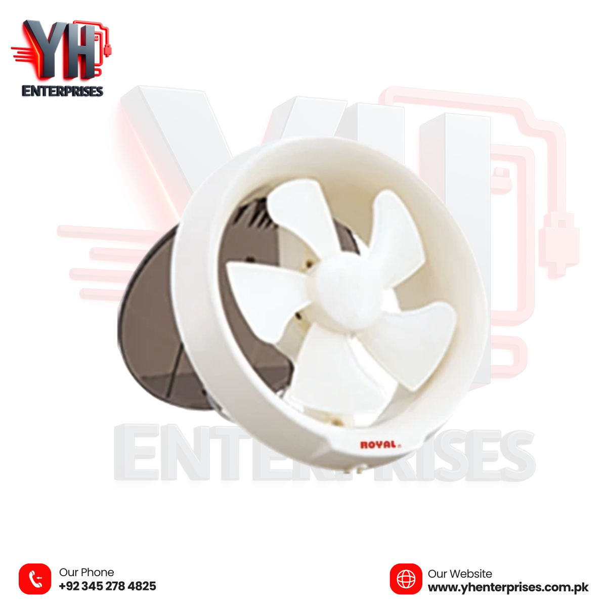 Royal Fans 8" Window Exhaust Fan – Powerful Airflow & Fresh Living Comfort