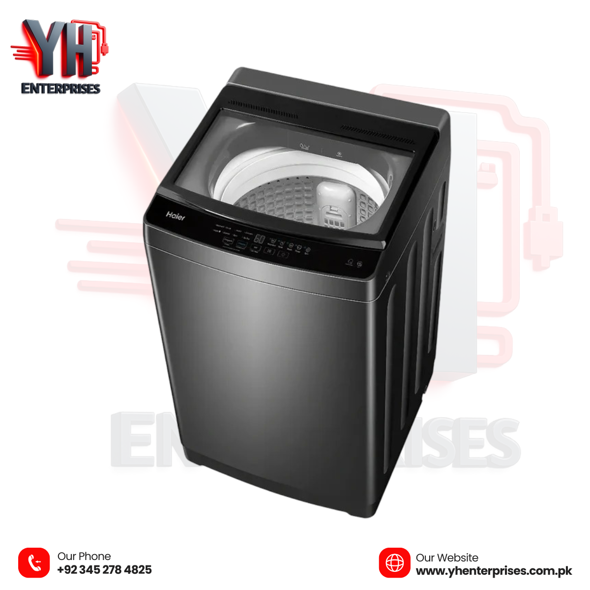 Haier HWM 120-316S6 12KG Top Load Washing Machine – Powerful Family Laundry Solution