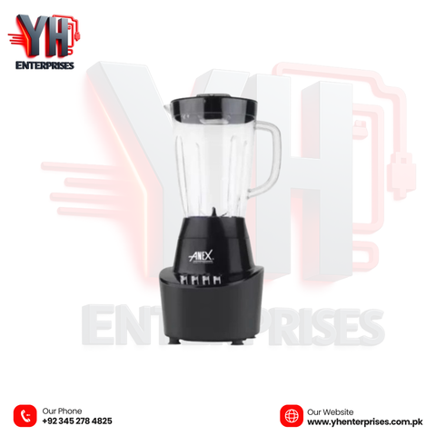Anex AG-6044 Deluxe Blender Grinder 3-in-1 – One Appliance, Endless Possibilities