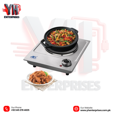 Anex Stainless Steel Hot Plate AG-3061 – Durable Power for Everyday Cooking