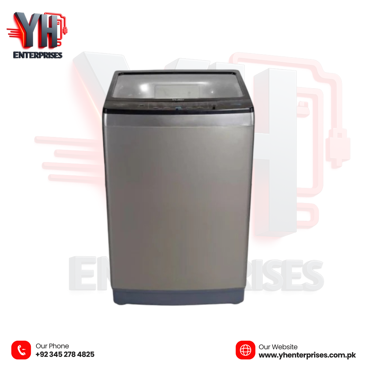 Haier HWM 120-826S6 12KG Top Load Washing Machine – Large Capacity & Smart Washing Performance