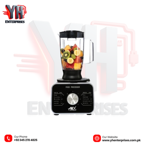 Anex AG-3156 Food Processor – High-Power All-in-One Kitchen Solution