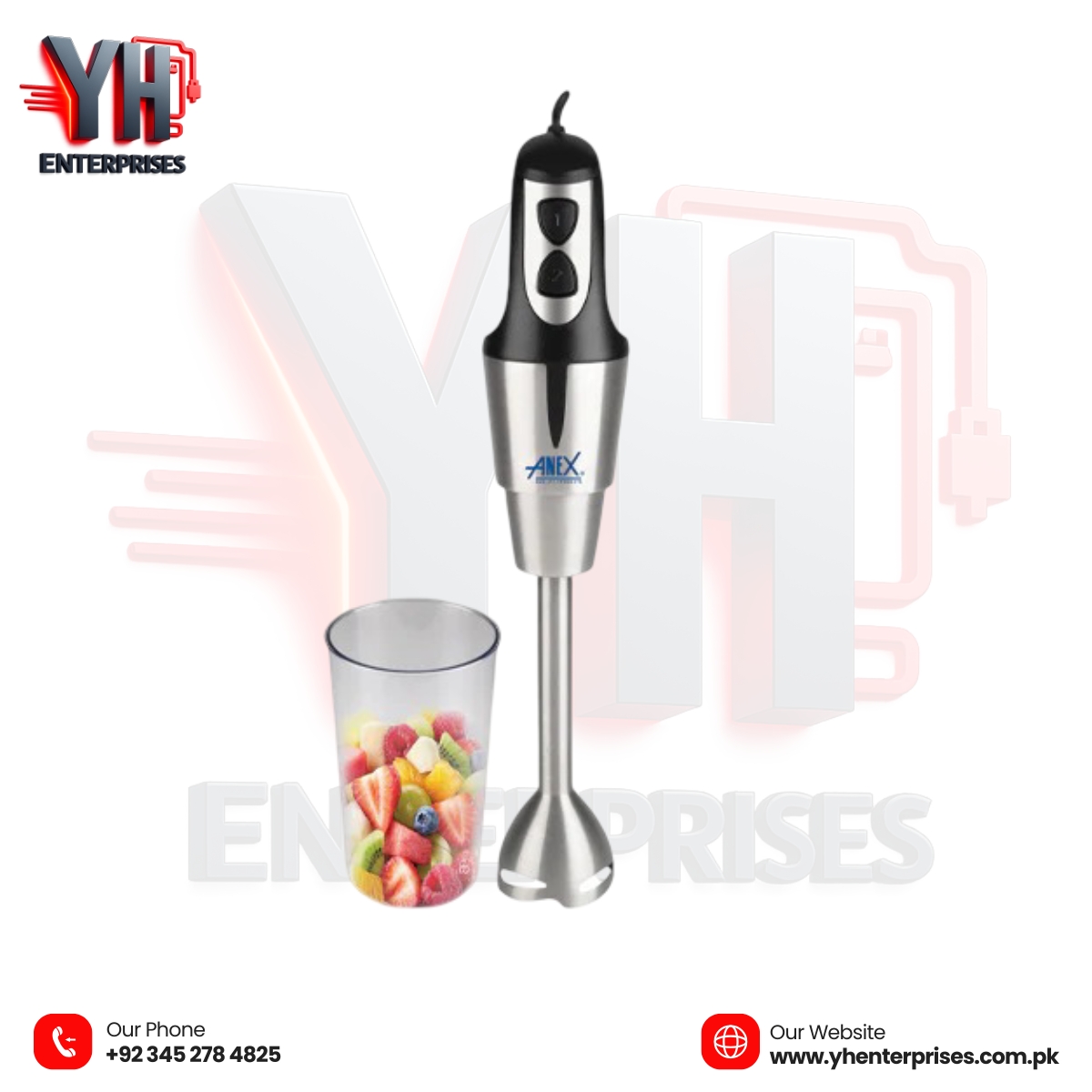Anex AG-141 Deluxe Hand Blender - YH Enterprises