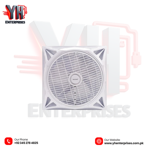 Voldam False Ceiling Fan 18" 2×2 Super Slim Energy Saving • Powerful Airflow • Modern Cassette Design