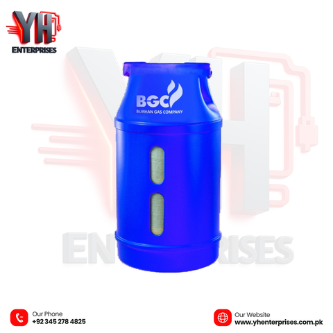 BGC Fiber Composite LPG Cylinder 13KG with 3 Star Regulator R-01S – Heavy Duty Power, Advanced Safety