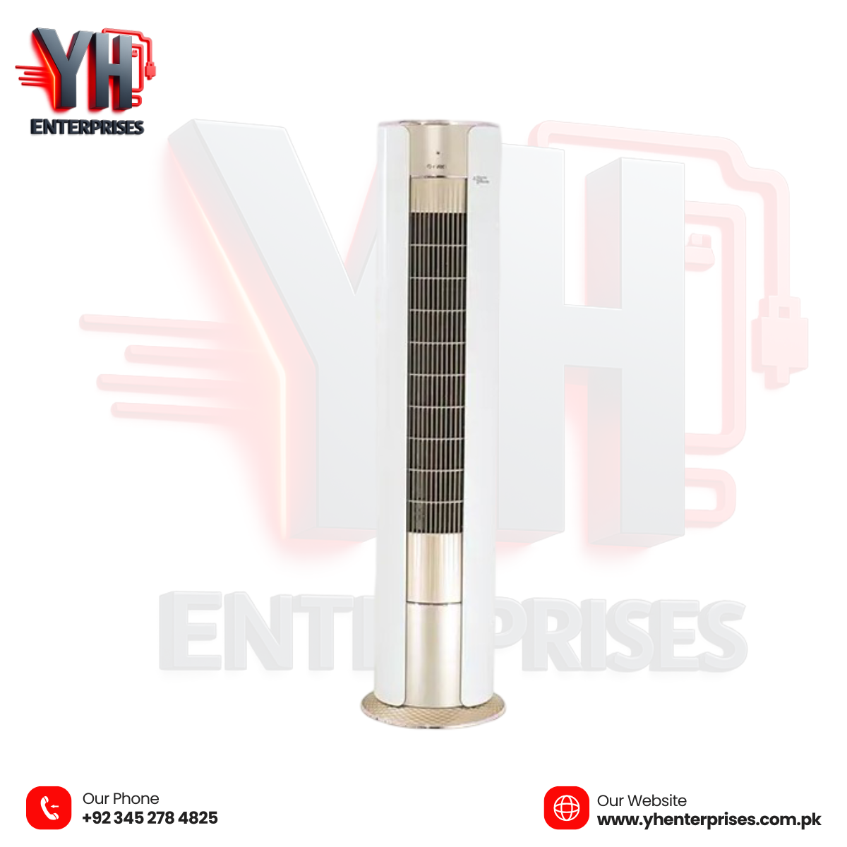 GREE 2 Ton I-Shine Inverter Floor Standing AC (Heat & Cool) – Model GF-24ISH