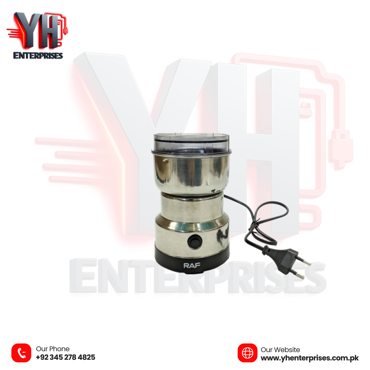 RAF Multi Functional Coffee Machine R-7113 with 3 Year Brand Warranty - YH Enterprises
