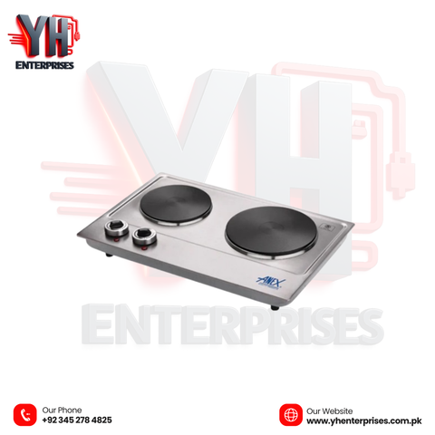Anex AG-3062 Deluxe Hot Plate – Double Power, Double Convenience