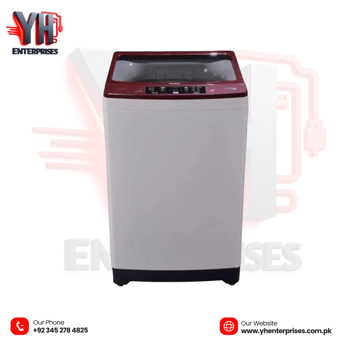 Haier Full Automatic Washing Machine HWM-120-826E – 12KG
