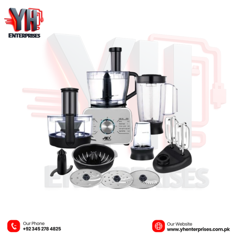 Anex AG-3157 Food Processor – Juice, Chop, Blend & More with Ease