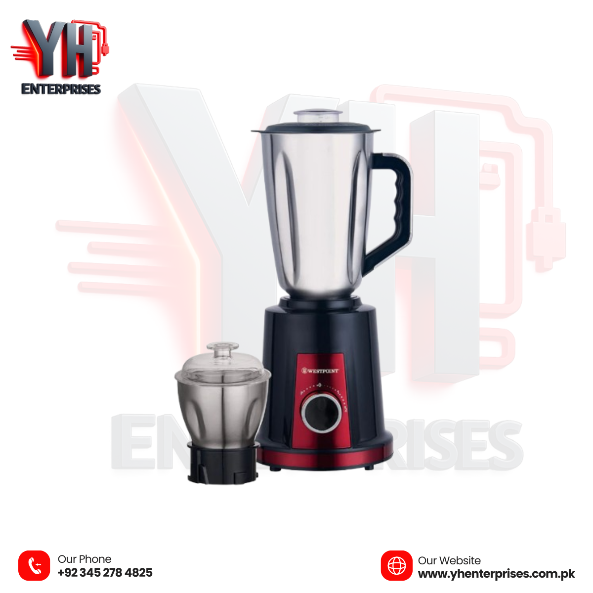 Westpoint Professional Blender & Grinder 2-in-1 WF-364 – Power, Performance & Precision