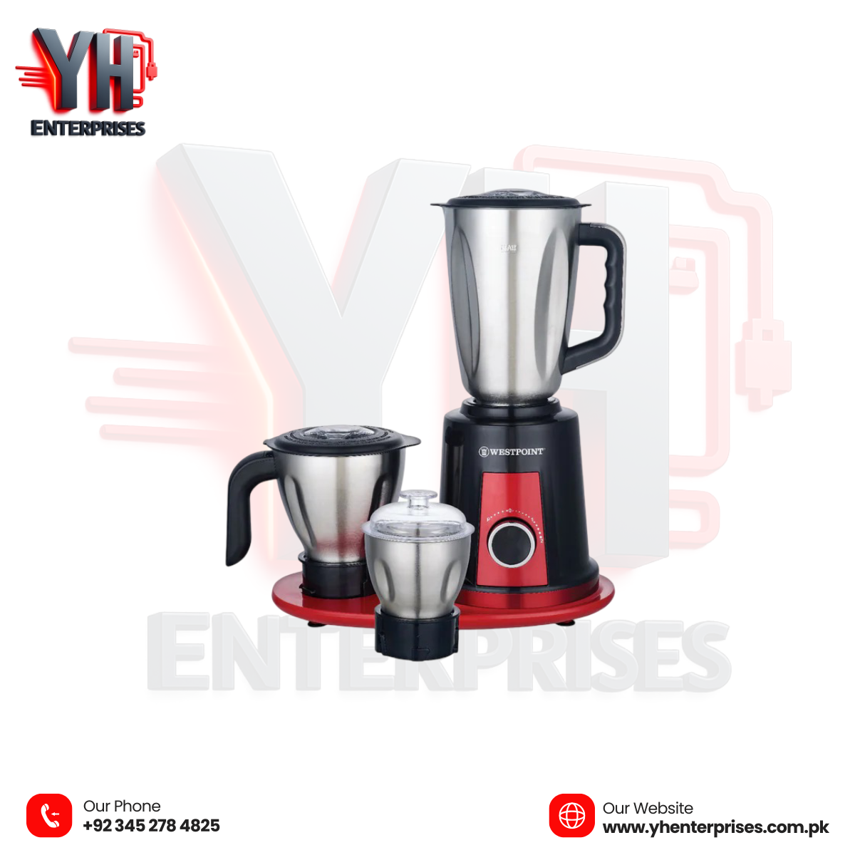 Westpoint WF-367 Blender & Grinder 3 in 1 – Power Meets Precision!
