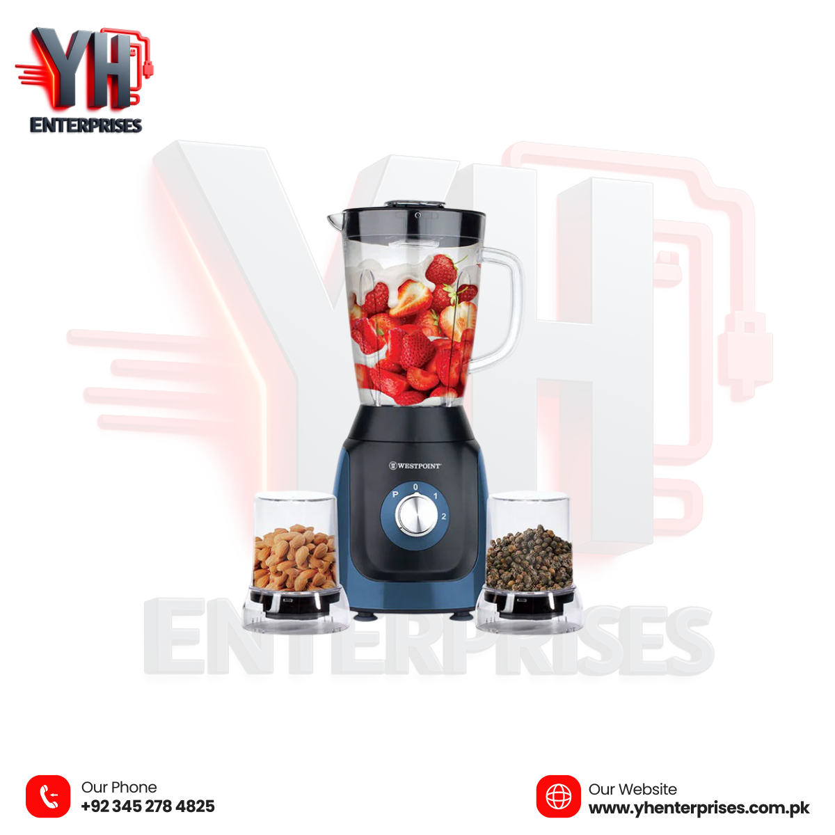 Westpoint WF-342 Deluxe Blender & Grinder – Power Meets Perfection!