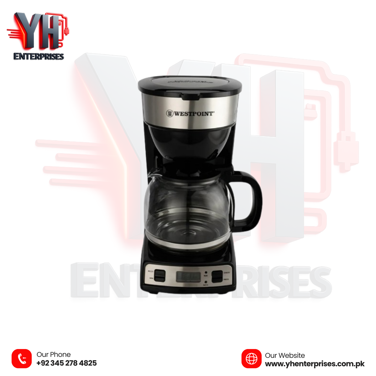 Start Your Day with the Perfect Brew – Westpoint Coffee Maker WF-2023