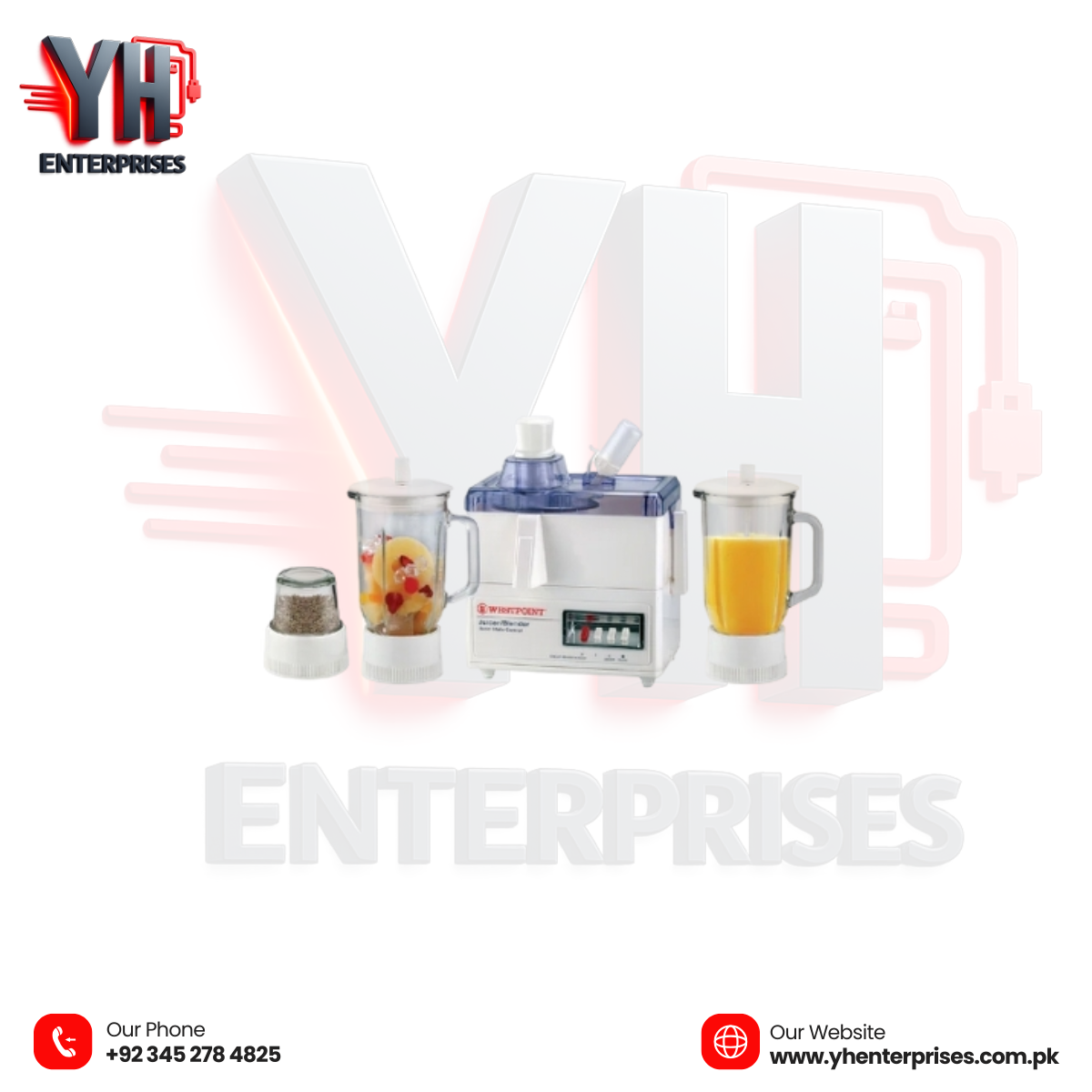 Westpoint Juicer Blender Dry Mill WF-2409 – Powerful 750W Kitchen Performer
