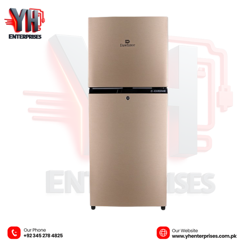 Dawlance REF 9178LF E-Chrome Double Door Refrigerator Direct Cool | LVS Technology | Hybrid Cooling | Pearl Copper Finish