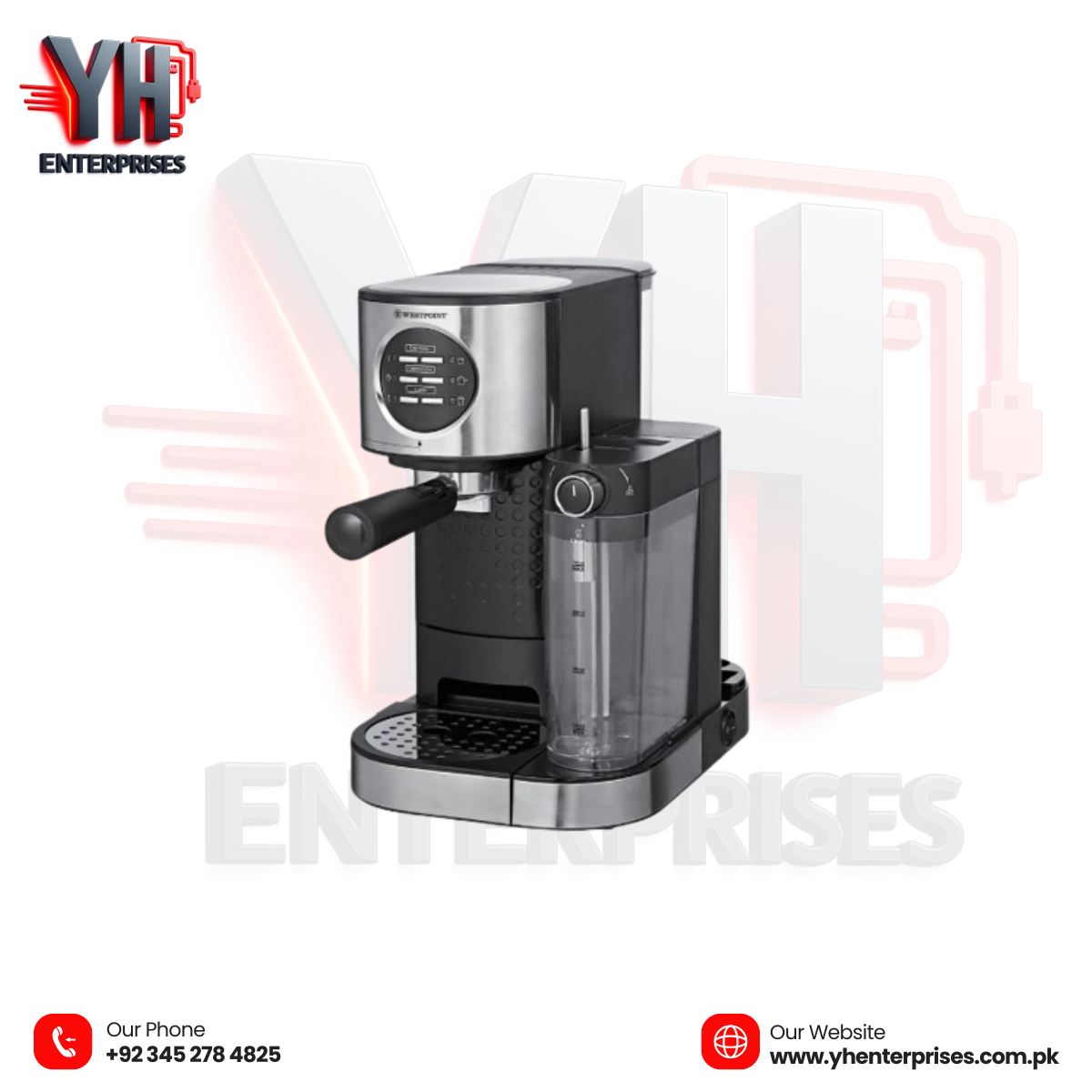 Café-Quality Coffee Made Easy – Westpoint Professional Coffee Maker WF-2025