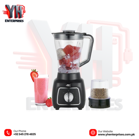 Anex AG-6134UB Deluxe Blender & Grinder 2-in-1 – Powerful, Safe & Unbreakable