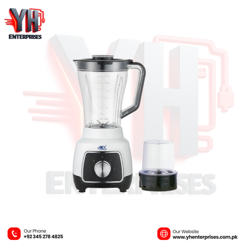 Anex AG-6134UB Deluxe Blender & Grinder 2-in-1 – Powerful, Safe & Unbreakable