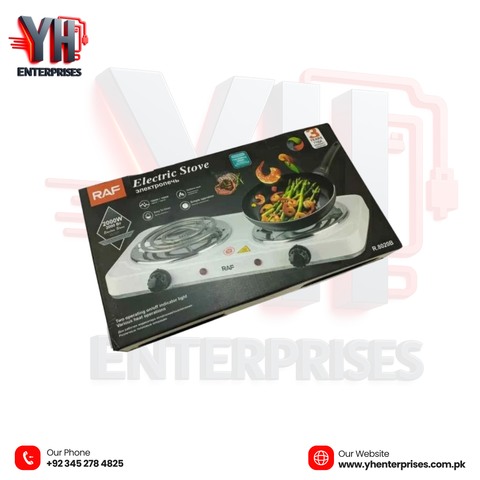 Electric Stove (Double) & Hot Plate Cooker R.8020B